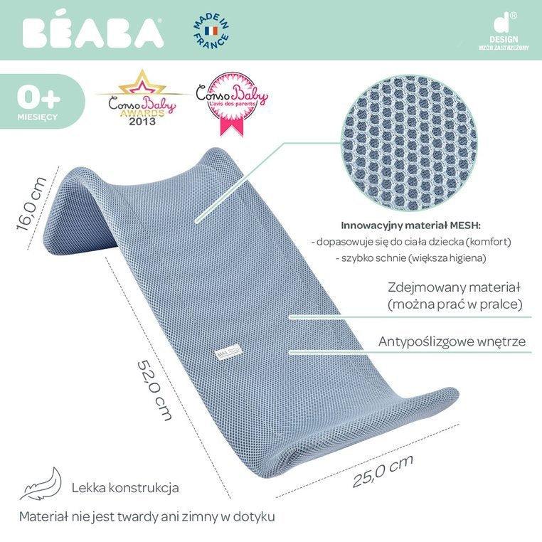 Beaba: leżaczek do kąpieli dla niemowląt Baby Bath Support - Noski Noski