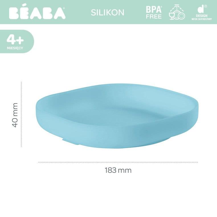 Beaba: silikonowy talerz z przyssawką - Noski Noski
