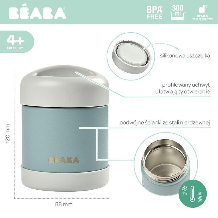 Beaba: termos obiadowy ze stali nierdzewnej 300 ml - Noski Noski