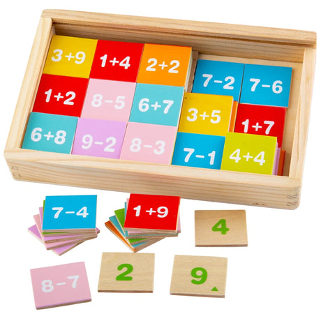 Bigjigs: karty do nauki dodawania i odejmowania Add and Subtract Box - Noski Noski
