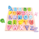 Bigjigs Toys: alfabetyczna układanka duże litery Chunky Alphabet - Noski Noski