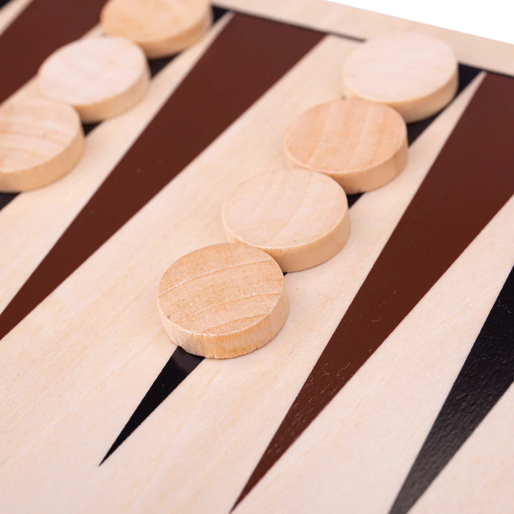 Bigjigs Toys: drewniana gra planszowa Backgammon - Noski Noski