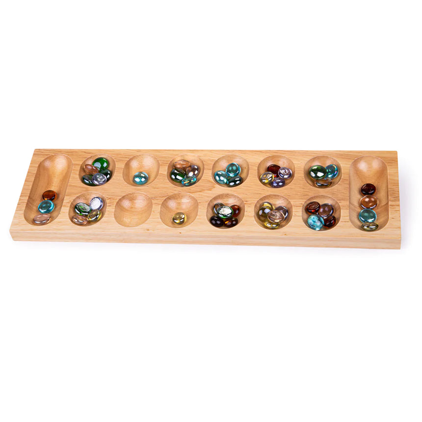 Bigjigs Toys: drewniana gra planszowa Mancala - Noski Noski