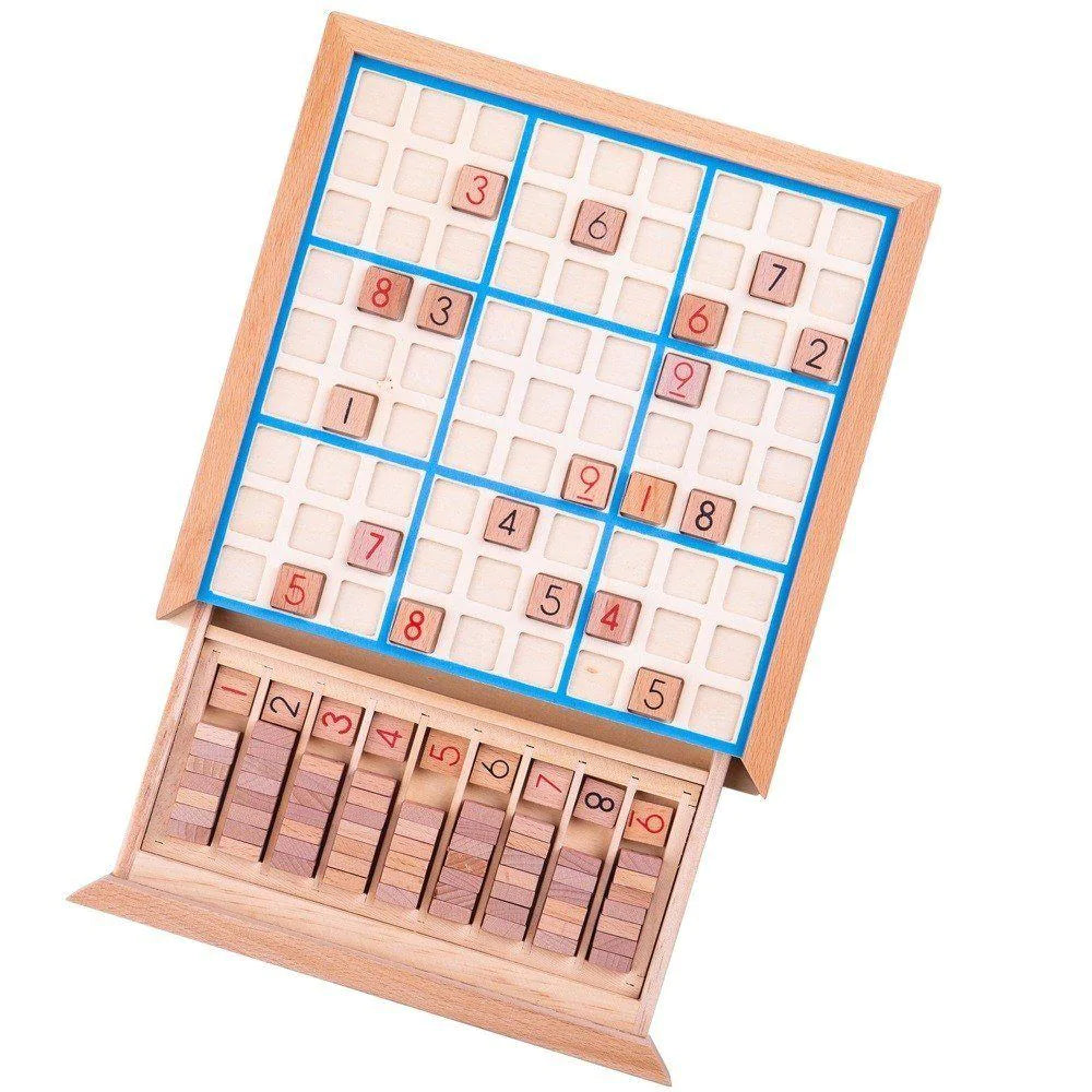 Bigjigs Toys: drewniana gra Sudoku - Noski Noski