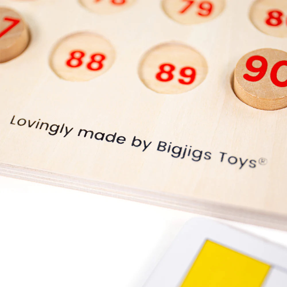 Bigjigs Toys: drewniana gra Traditional Bingo - Noski Noski