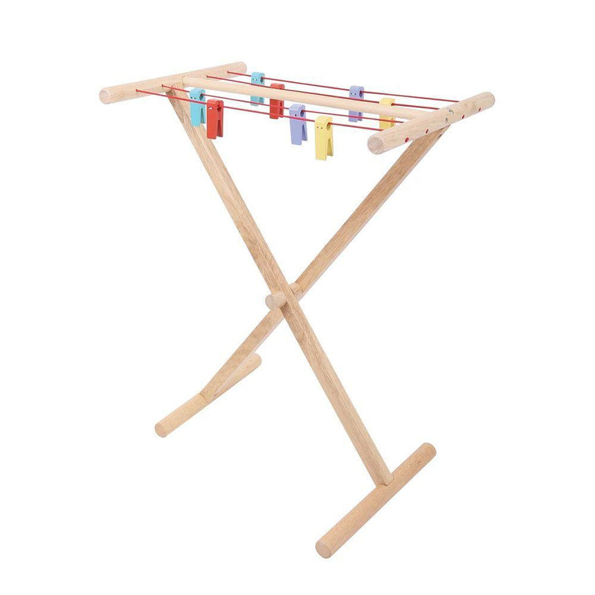 Bigjigs Toys: drewniana suszarka na pranie Clothes Airer - Noski Noski