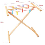 Bigjigs Toys: drewniana suszarka na pranie Clothes Airer - Noski Noski