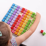 Bigjigs Toys: drewniana tablica numeryczna Number Tray - Noski Noski