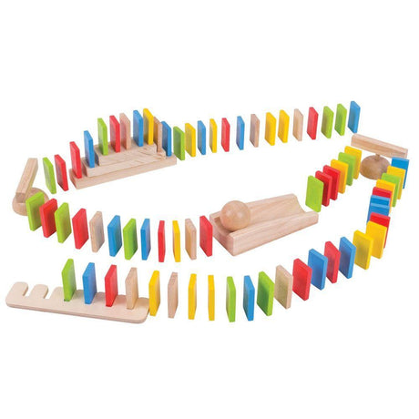 Bigjigs Toys: drewniane Domino Run - Noski Noski