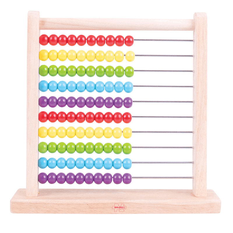 Bigjigs Toys: drewniane liczydło Abacus - Noski Noski