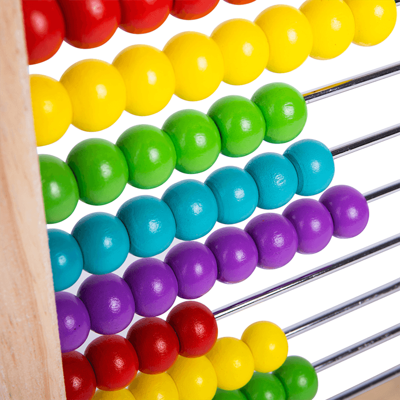 Bigjigs Toys: drewniane liczydło Abacus - Noski Noski