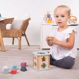 Bigjigs Toys: drewniany sorter kształtów Shape Sorter - Noski Noski