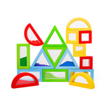 Bigjigs Toys: klocki sensoryczne Kształty Rainbow Sensory Shapes - Noski Noski