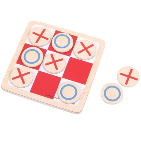 Bigjigs Toys: magnetyczna gra Kółko Krzyżyk - Noski Noski