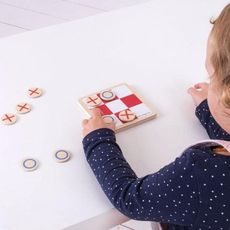 Bigjigs Toys: magnetyczna gra Kółko Krzyżyk - Noski Noski