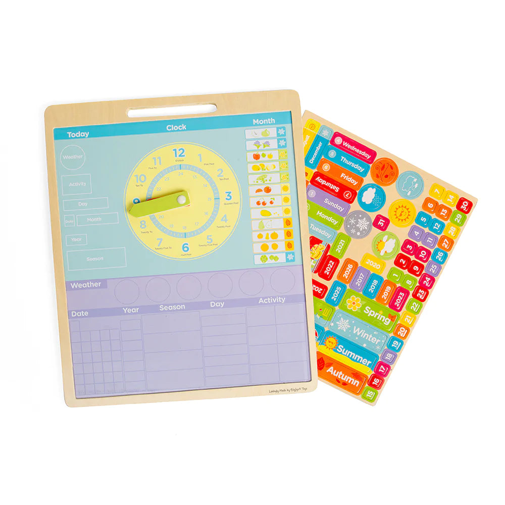 Bigjigs Toys: magnetyczna tablica edukacyjna Magnetic Weather Board - Noski Noski