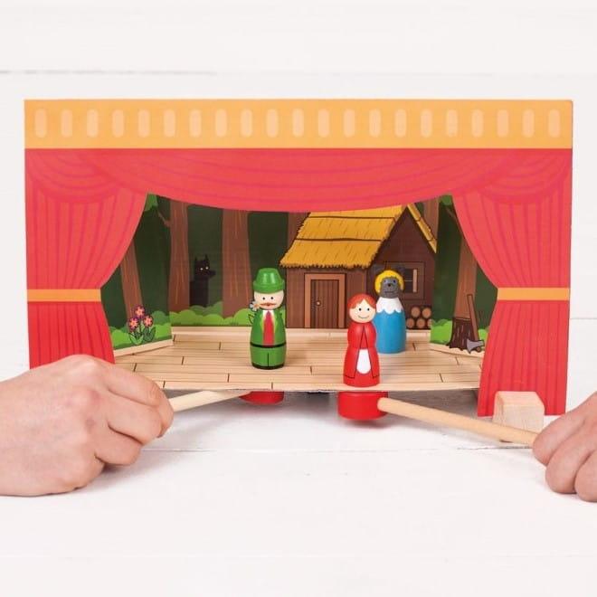 Bigjigs Toys: magnetyczny Teatrzyk - Noski Noski