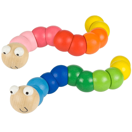 Bigjigs Toys: motoryczny robaczek Wiggly Worm - Noski Noski