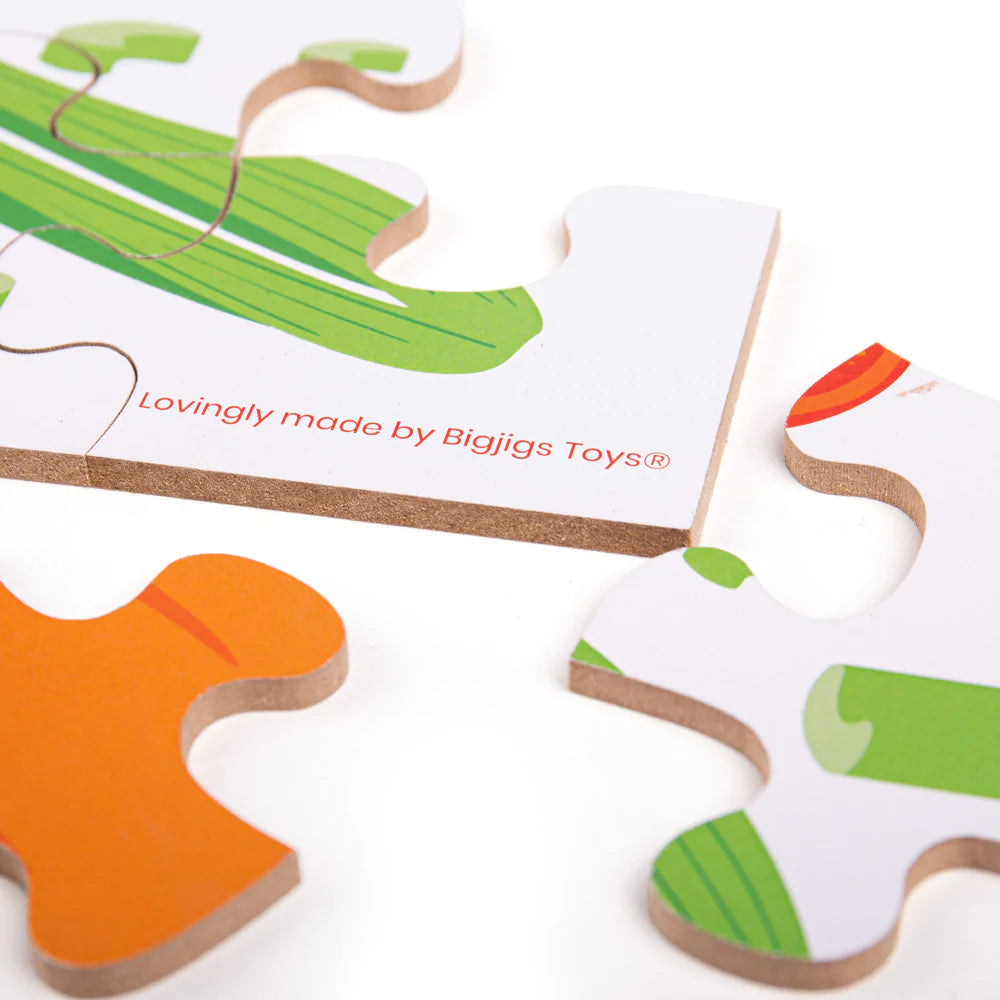 Bigjigs Toys: puzzle Warzywa Vegetables Floor Puzzle - Noski Noski