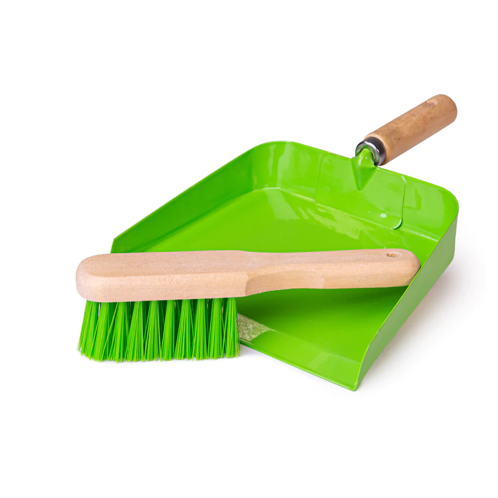 Bigjigs Toys: zestaw do sprzątania Dust Pan and Brush - Noski Noski