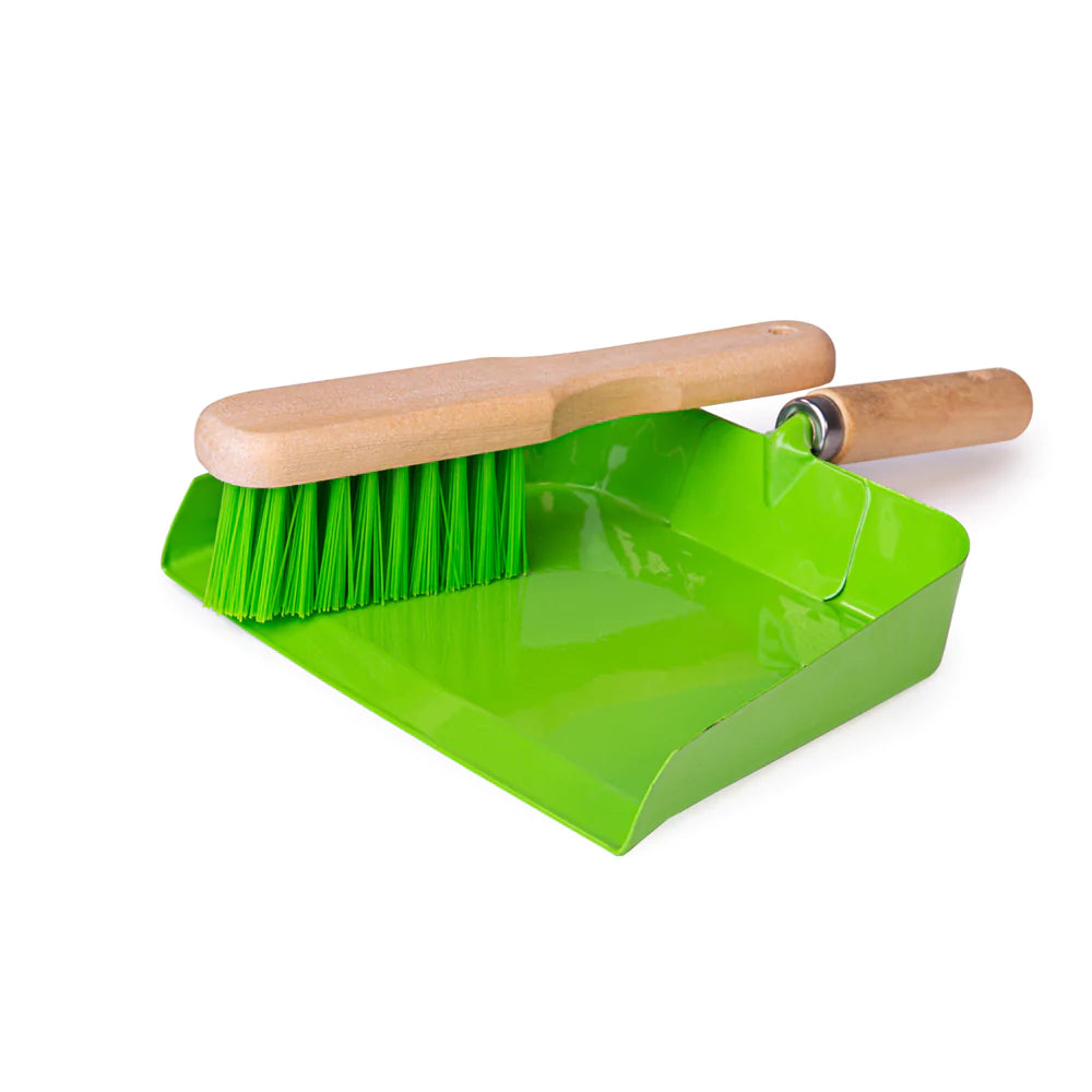 Bigjigs Toys: zestaw do sprzątania Dust Pan and Brush - Noski Noski