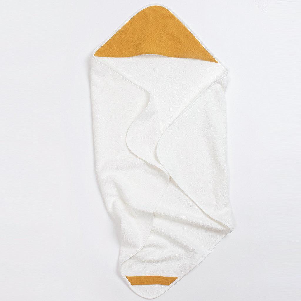 Bim.Bla: bambusowy ręcznik z muślinowym kapturkiem - Noski Noski