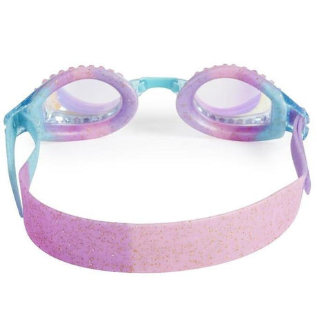 Bling2o: okulary do pływania brokatowe Blue Topaz - Noski Noski