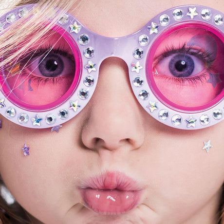 Bling2o: okulary do pływania liliowe Księżycowy Blask - Noski Noski