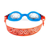 Bling2o: okulary do pływania niebiesko-pomarańczowe Pirat - Noski Noski