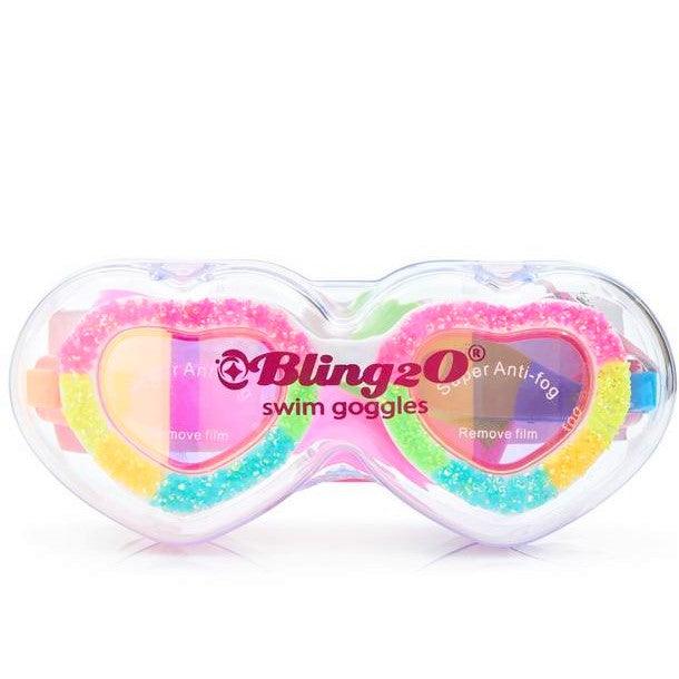 Bling2o: okulary do pływania serduszka Pop Rocks Banana Split - Noski Noski