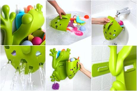 Boon: organizer kąpielowy Frog - Noski Noski