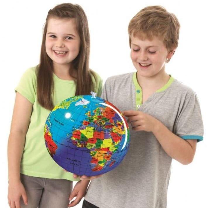 Brainstorm Toys: mały dmuchany glob Inflatable Globe - Noski Noski