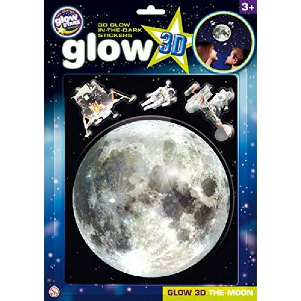Brainstorm Toys: naklejki fluorescencyjne Glow In The Dark Moon - Noski Noski