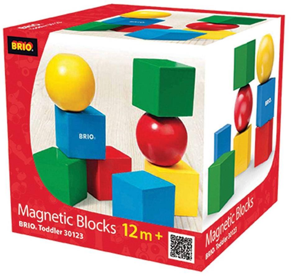 BRIO: drewniane klocki magnetyczne Magnetic Blocks - Noski Noski