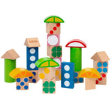 BRIO: drewniane klocki we wzory 25 Wooden Blocks - Noski Noski