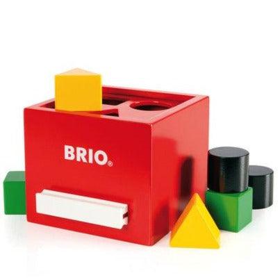 BRIO: drewniany sorter kształtów Retro Sorting Box - Noski Noski