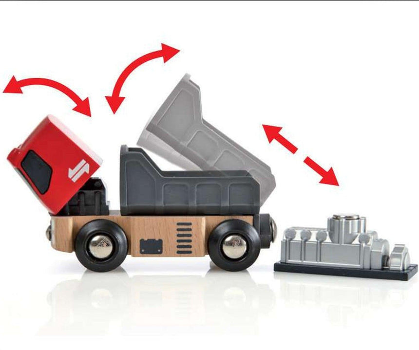 BRIO: drogi i szyny z żurawiem Rail & Road Crane Set World - Noski Noski