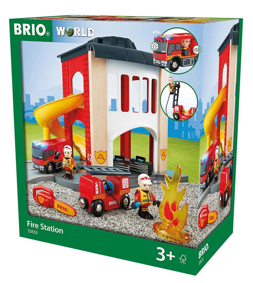 BRIO: duża remiza strażacka World - Noski Noski
