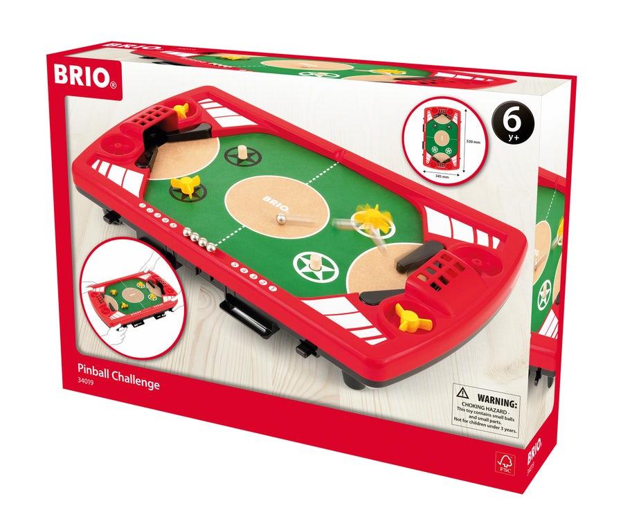 BRIO: gra zręcznościowa dwuosobowy flipper Pinball Challenge - Noski Noski