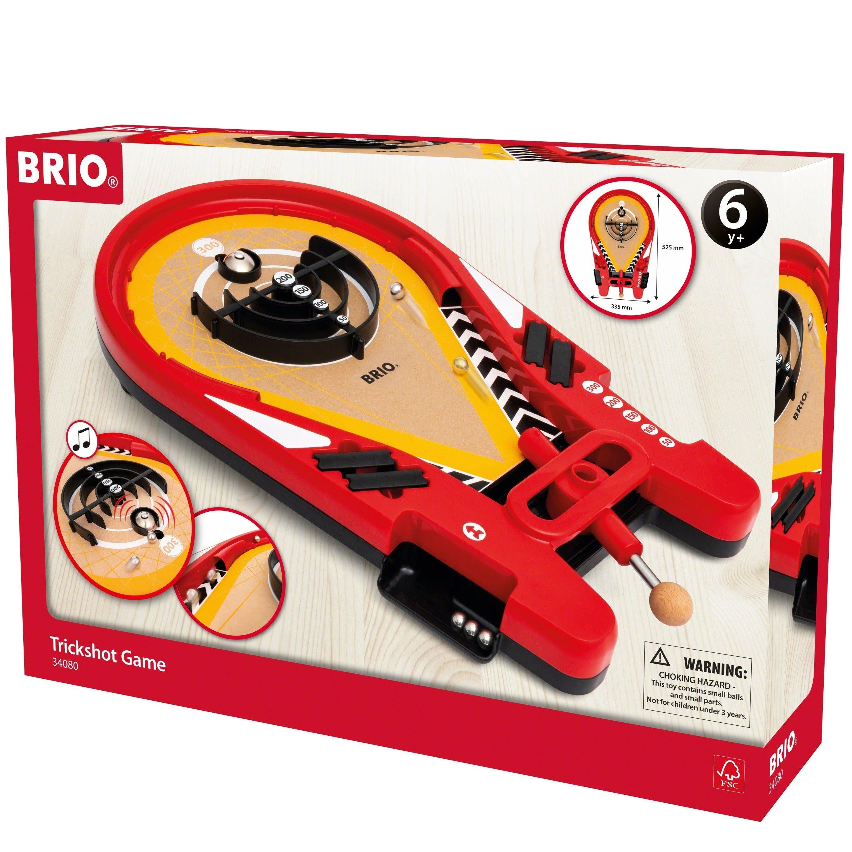 BRIO: gra zręcznościowa pinball sztuczki Trickboard Game - Noski Noski