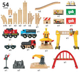 BRIO: kolejka drewniana Cargo Railway Deluxe Set World - Noski Noski