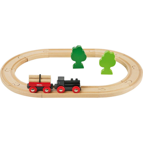 Brio: kolejka drewniana Little Forest Train Set Classic - Noski Noski