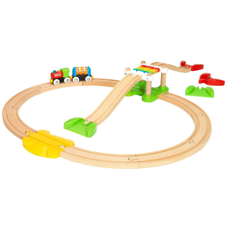 BRIO: kolejka drewniana My First Railway Beginner Pack - Noski Noski