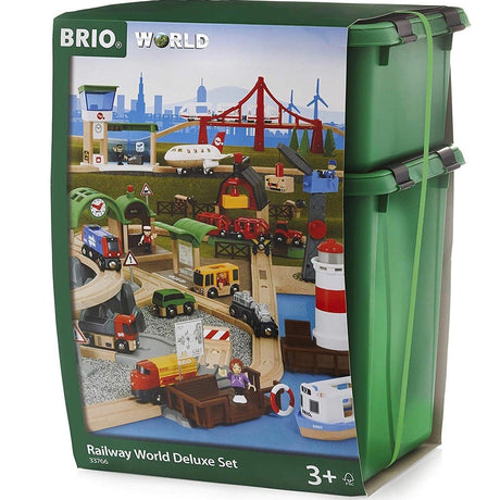 BRIO: kolejka drewniana Railway World Deluxe Set - Noski Noski