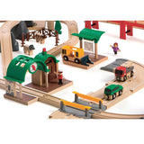 BRIO: kolejka drewniana Railway World Deluxe Set - Noski Noski