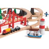 BRIO: kolejka drewniana Railway World Deluxe Set - Noski Noski