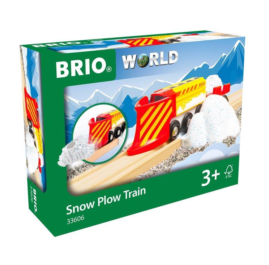 BRIO: pociąg z pługiem śnieżnym World - Noski Noski