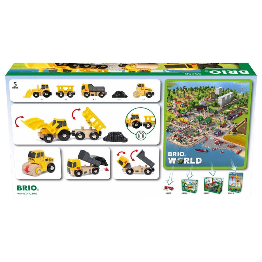 BRIO: pojazdy budowlane World - Noski Noski