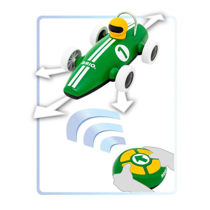 BRIO: samochód zdalnie sterowany RC Race Car Green - Noski Noski