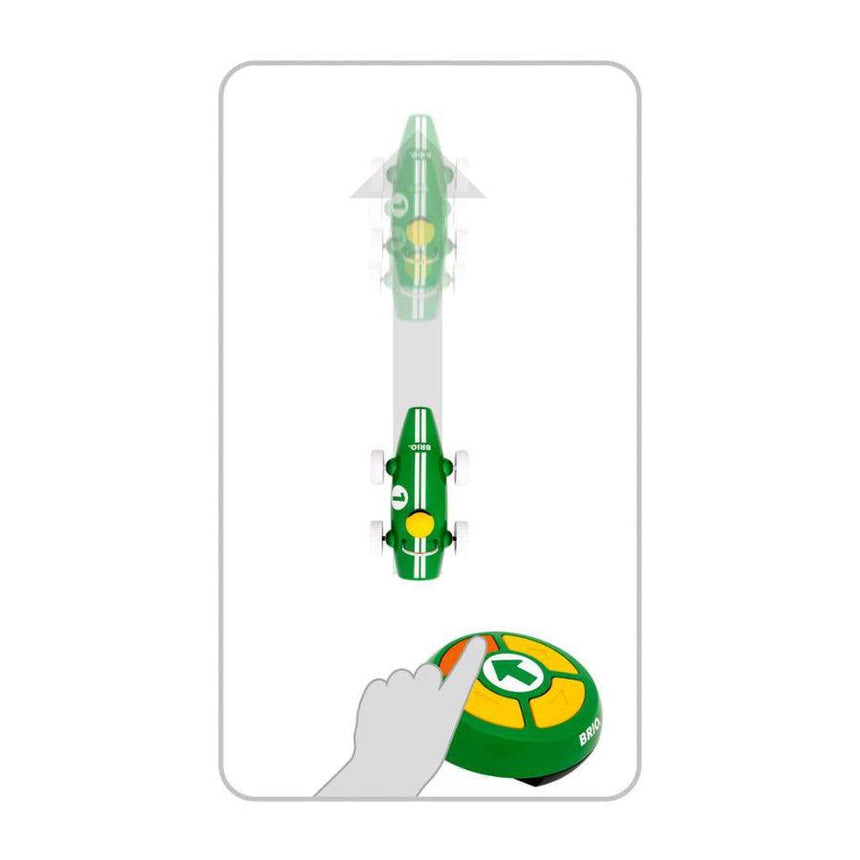BRIO: samochód zdalnie sterowany RC Race Car Green - Noski Noski